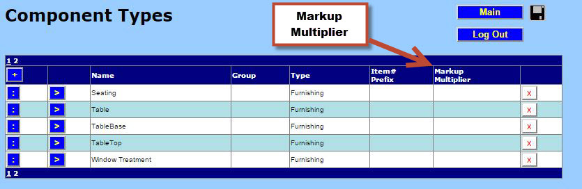 Configure Component Type